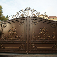 Кованые ворота в стиле барокко - Кованые изделия